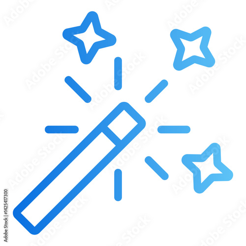 magic wand Gradient icon
