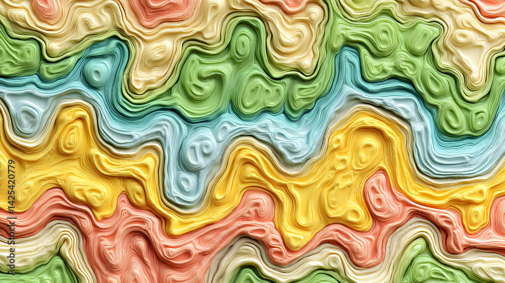 Obraz premium gradient background with dynamic soft flowing patterns 