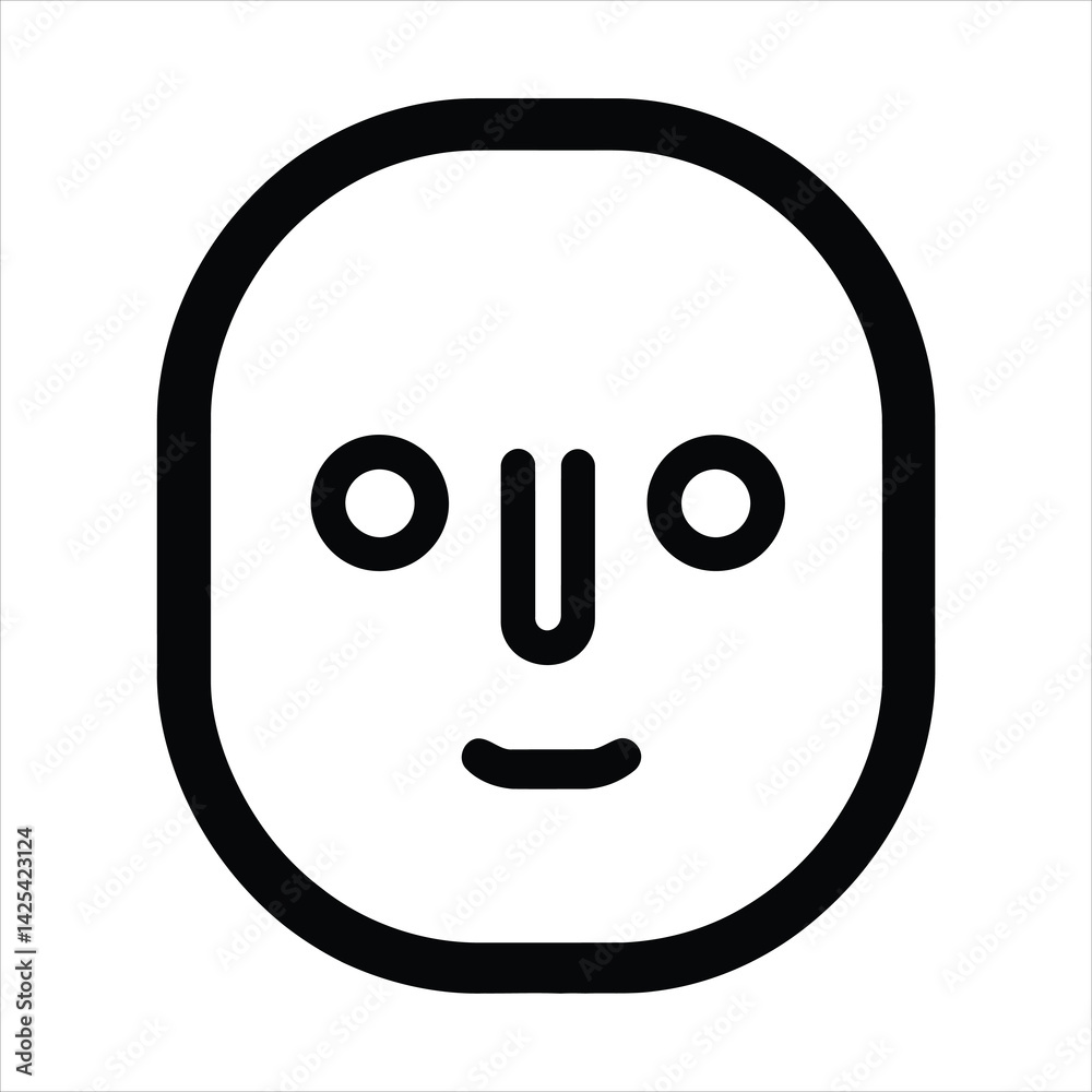 Funny Face Emoticon Icon Vector Illustration Sign And Symbol Funny Face Emoticon Icon Vector Illustration Sign And Symbol