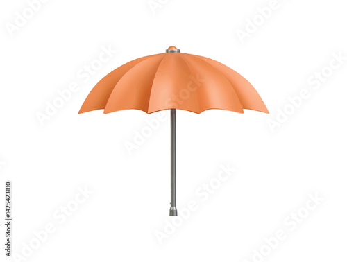 umbrella icon 3d illustration render