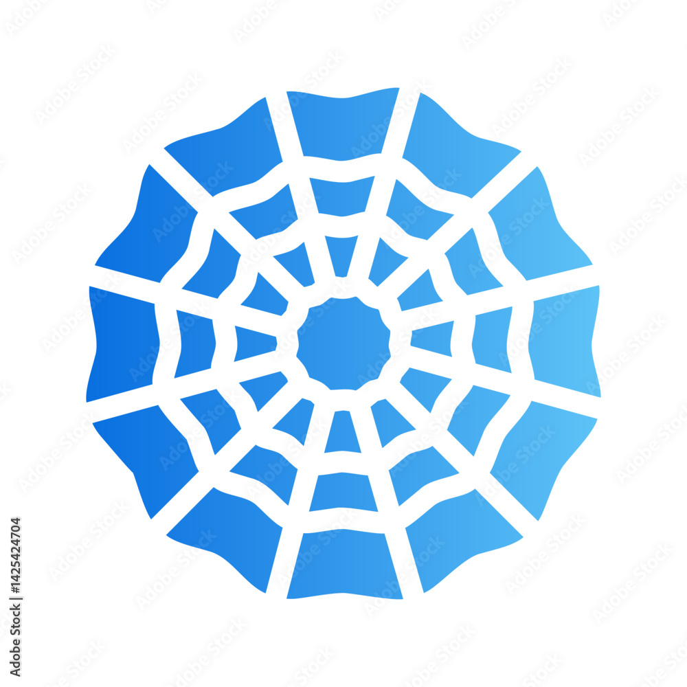 spider web Gradient icon