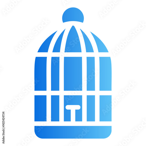 bird cage Gradient icon