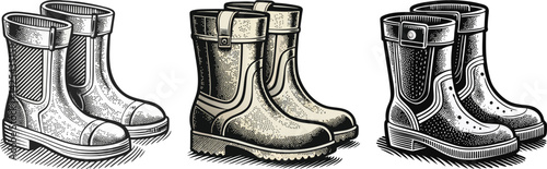 Stylish Raining Boots Collection Classic Footwear Designs 
