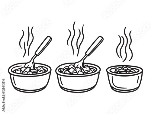 Classic Italian Bolognese Meat Sauce Garnished with Herbs