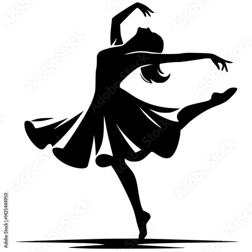 
Silhouette of a dancer