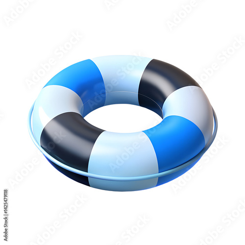 Lifebuoy on transparent background
