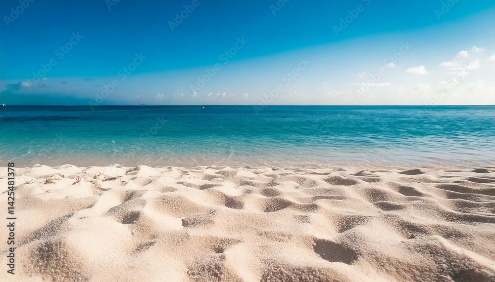 Fototapeta premium 美しい海の風景、、水平線と青空