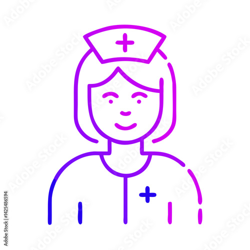Nurse in uniform providing care and support in a healthcare setting during daytime hours