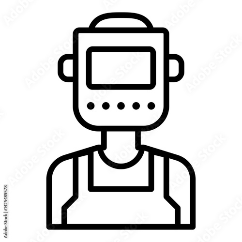 Welder in Protective Gear