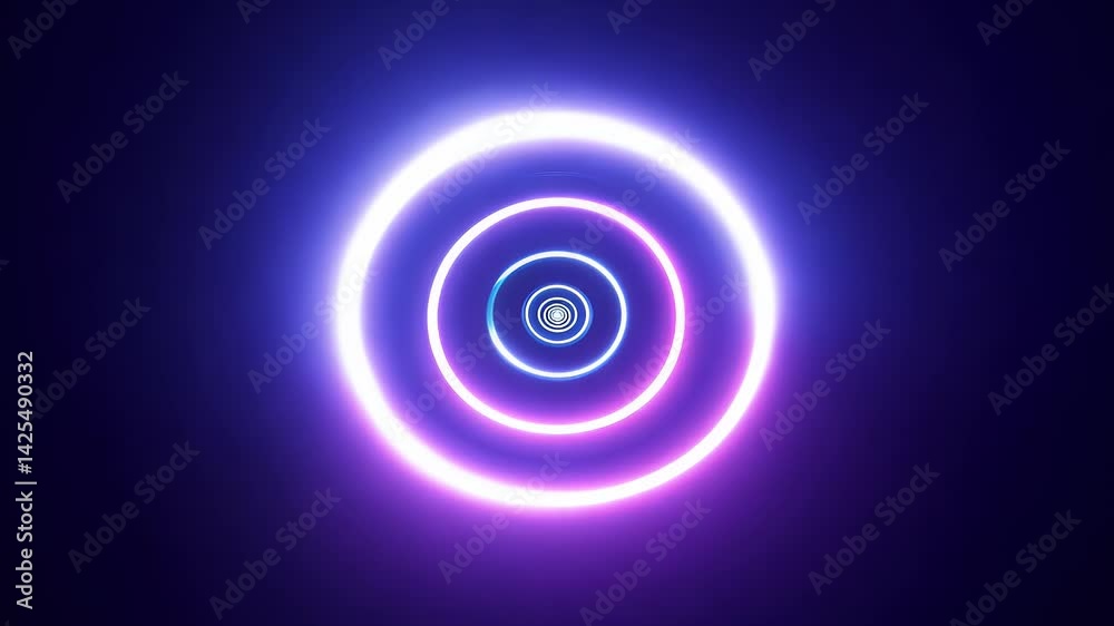 mesmerizing glowing spiral of neon blue light against a dark background mesmerizing glowing spiral of neon blue light against a dark background