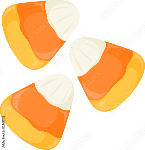 Billede på lærred illustration candy corn