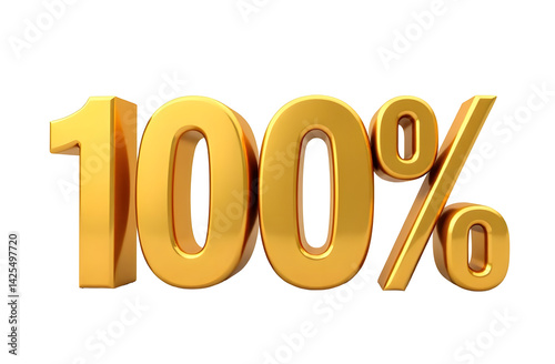 inscription 100% sale number isolated