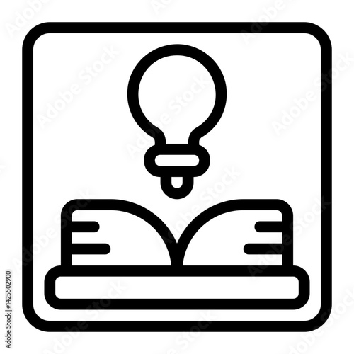 Knowledge Base Line Icon