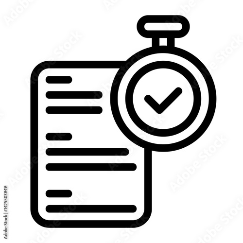 Quick Answers Line Icon