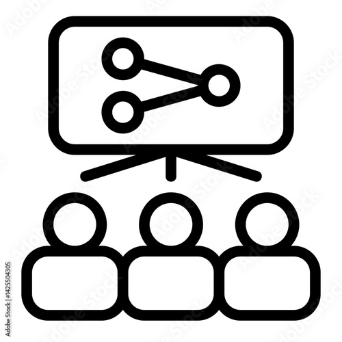 Sharing Line Icon
