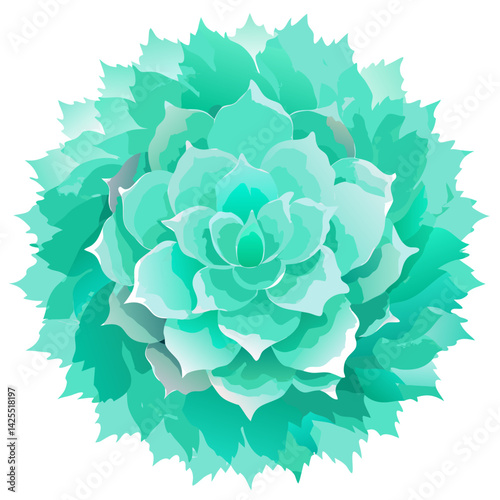 Water Ripple Radiance in Mint and Cyan. Perfect for: World Watercolor Month, meditation retreats, spa promotions