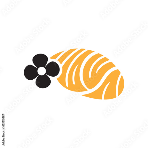 sashimi logo icon illustration flat