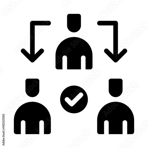 Delegation Solid Icon