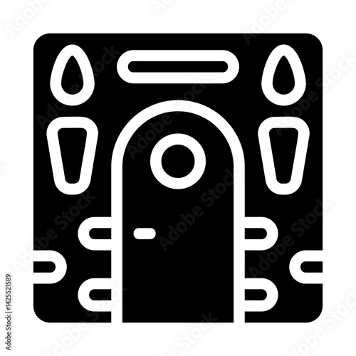 Dungeon Solid Icon