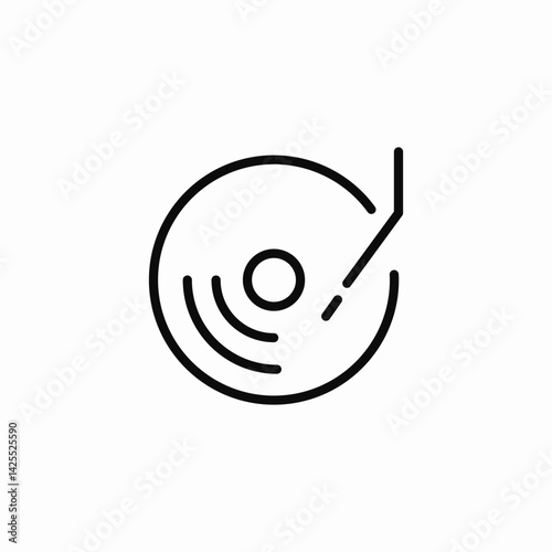 gramaphone tape icon sign vector