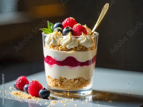 Raspberry Cheesecake Parfait