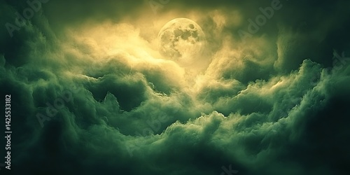 Moonlit Storm Clouds