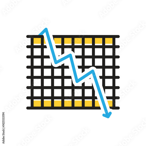 Multi color icon for decline