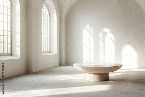 Wallpaper Mural Serene minimalist bowl interior design light shadow Torontodigital.ca