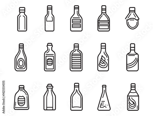 Delicious Homemade Melktert Dessert Outline Illustration