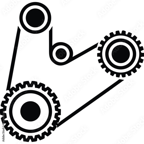 Three bullets in a circle, simple black and white icon, ammunition graphic.