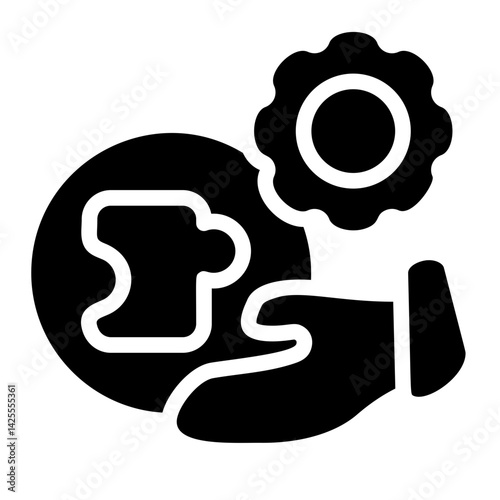 Complement Solid Icon
