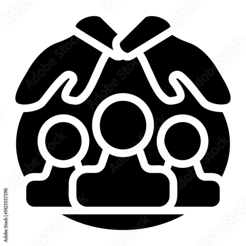 Team Solid Icon