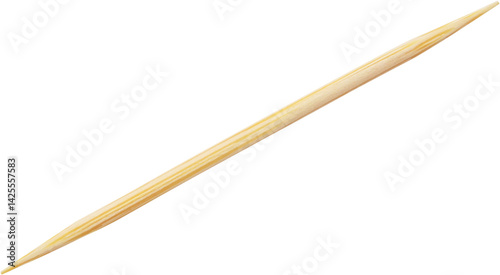 Cuadro en lienzo Wooden toothpicks isolated on white background