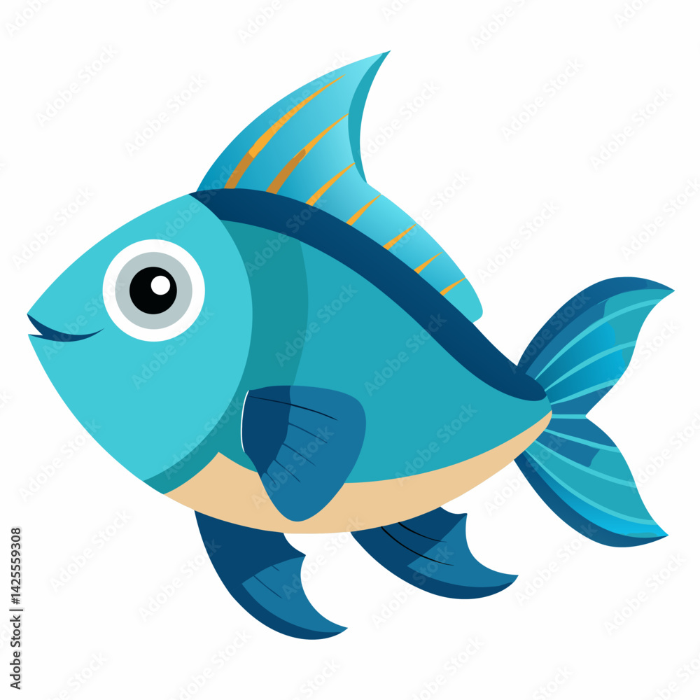 Obraz premium cartoon fish cartoon