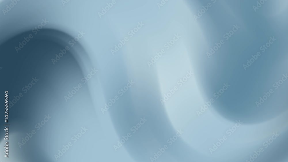 Pale blue gradient background featuring soft flowing wave shapes perfect for winter celebrations web headers or minimalist futuristic design themes in creative industries