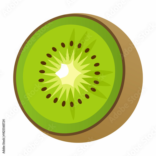 slice of kiwi