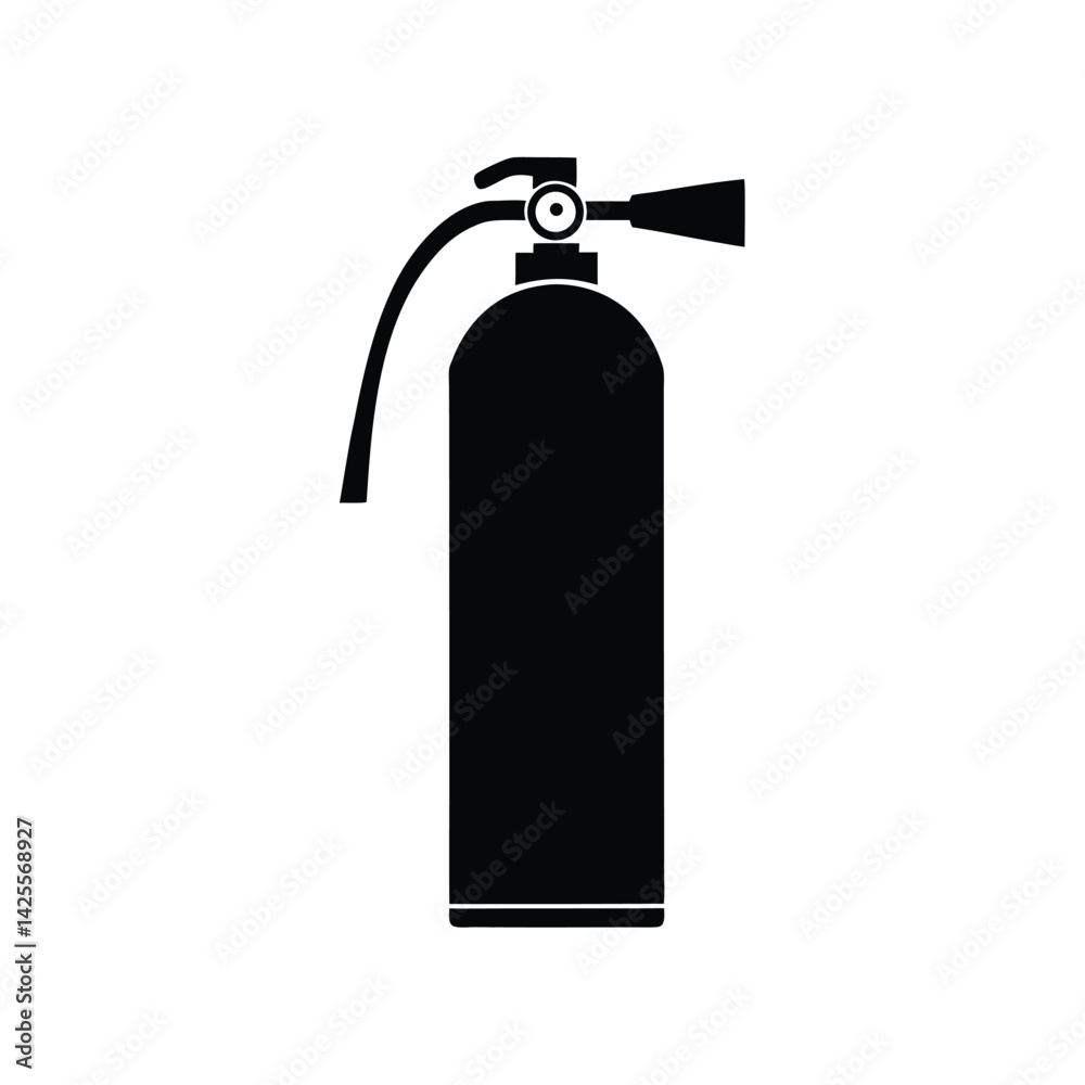 Fire extinguisher isolated on a white background Fire extinguisher isolated on a white background