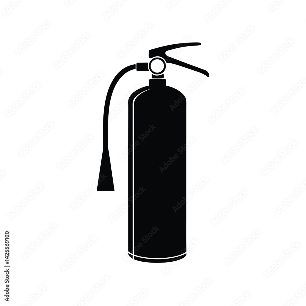 Fire extinguisher isolated on a white background Fire extinguisher isolated on a white background