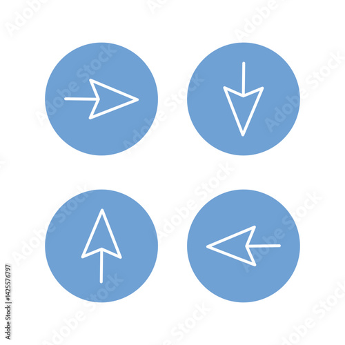 Arrow icon collection. Editable stroke. Vector illustration Free Download Arrow icon collection. Editable stroke. Vector illustration - GFXLoad