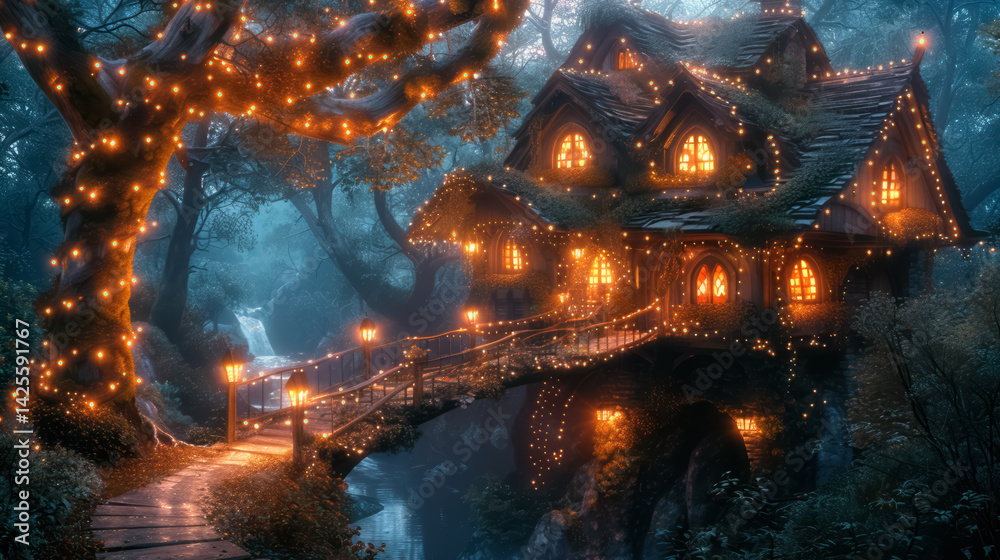 Magical imaginary world