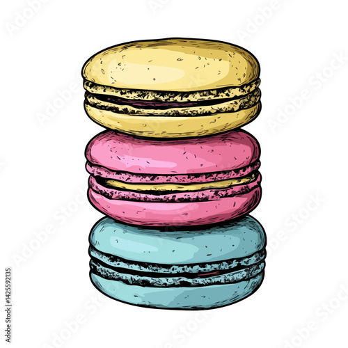 macarons,vector