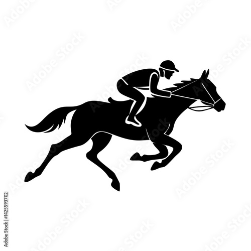 silhouette of a horse