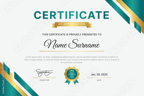 Certificate Template Design
