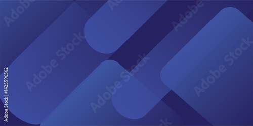 Abstract blue background with glowing geometric lines. Modern blue gradient square shape design. Futuristic technology concept. Suit for brochure, corporate, website, poster, banner, cover modern