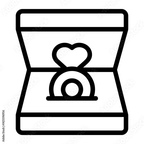 Ring Exchange Line Icon