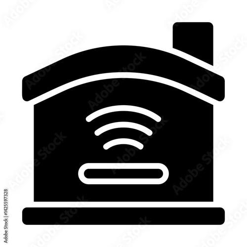 Smart Home Solid Icon