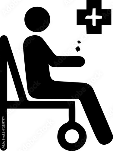 Healthcare and Medical Staff Silhouette Icon Set