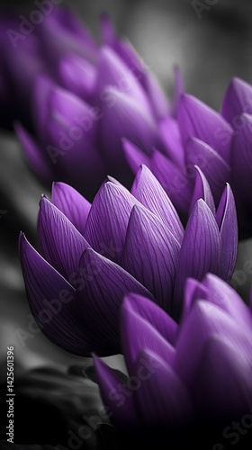 Purple flower close-up