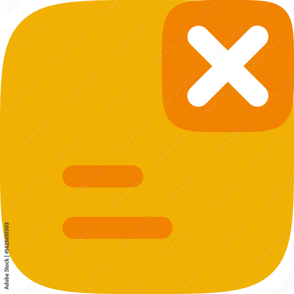 Obraz premium Notification Remove In Fill Icon