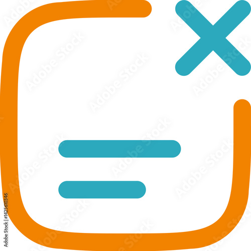 Notification Remove In Outline Icon